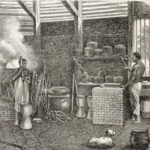 非裔美国奴隶摘棉花